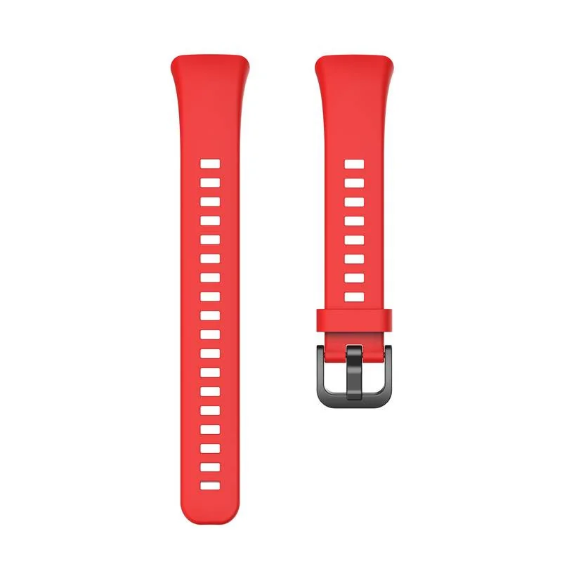 BStrap Silicone remienok na Huawei Watch Fit red/silver