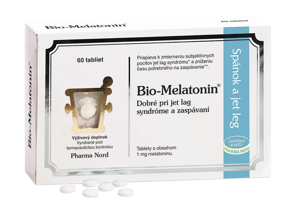 PHARMA NORD BIO-MELATONIN 1 MG 1×60 tbl, výživový doplnok