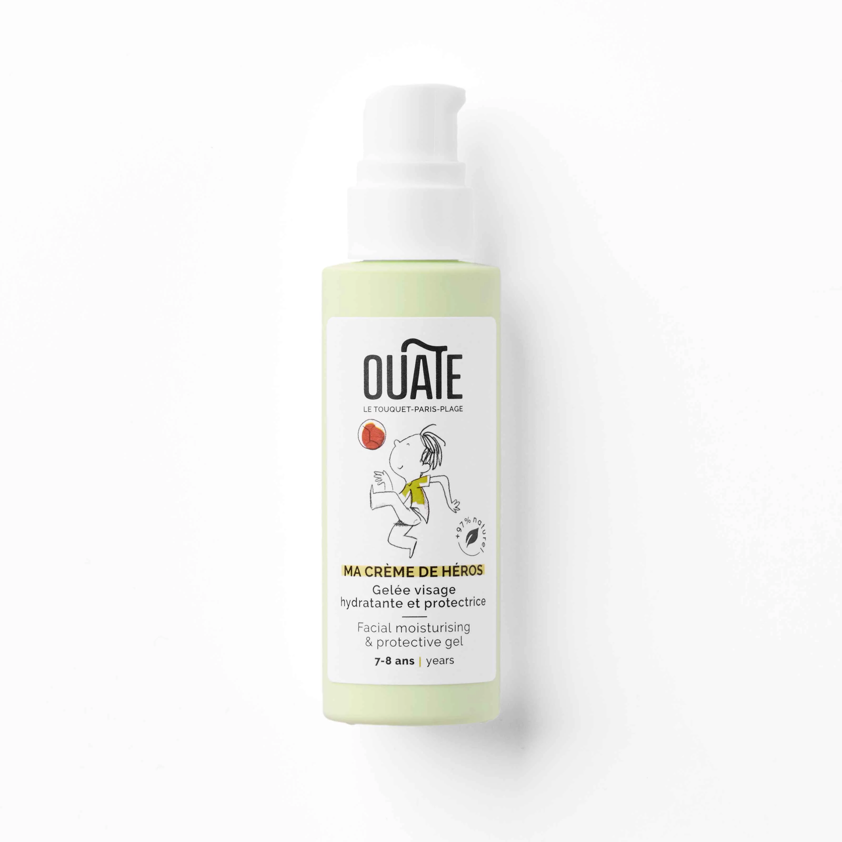 OUATE Môj hrdinský krém, 7 -8  rokov, pre chlapcov 1×50 ml,  gélový pleťový krém