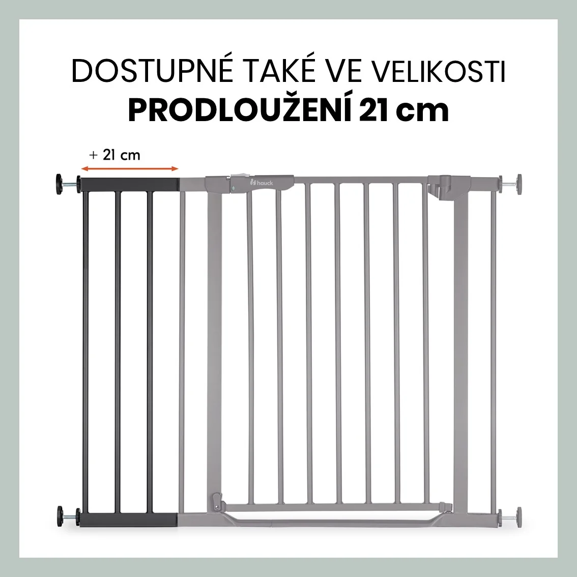 Hauck Open N Stop 2 rozšírenie zábrany 9 cm čierne