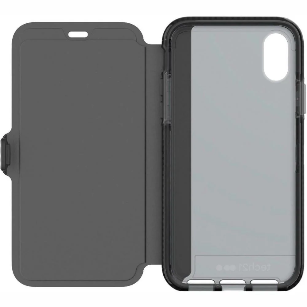 Puzdro Tech21 Evo Wallet pre iPhone 7 Plus Čierna