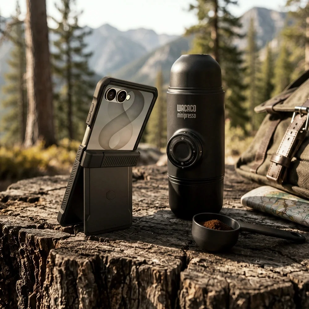 Tech-Protect Kevlar kryt na Samsung Galaxy Z Flip 8, čierny
