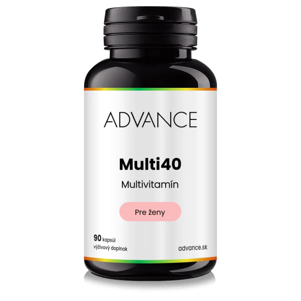 ADVANCE Multi40 pre ženy 90 kapsúl - multivitamín 1×90 cps, výživový doplnok