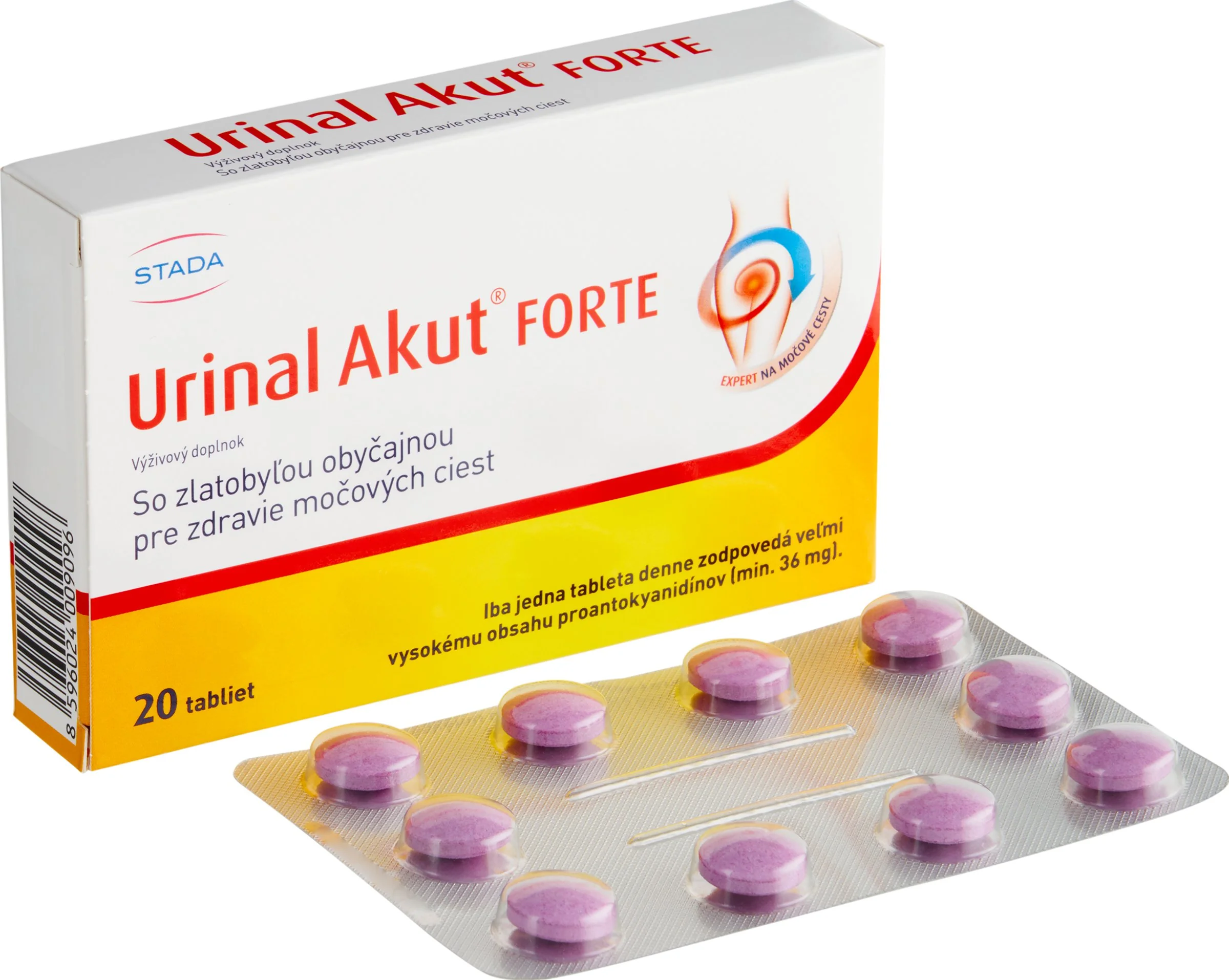 Urinal Akut FORTE 1×20 cps, liek