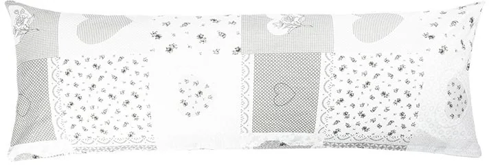 Návlek - Náhradný manžel vankúš 55x180cm 90/108 - srdce patchwork 1×1 ks, návlek na vankúš
