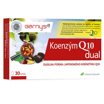 Barny's Koenzým Q10 dual 60 mg 1×30 cps, výživový doplnok