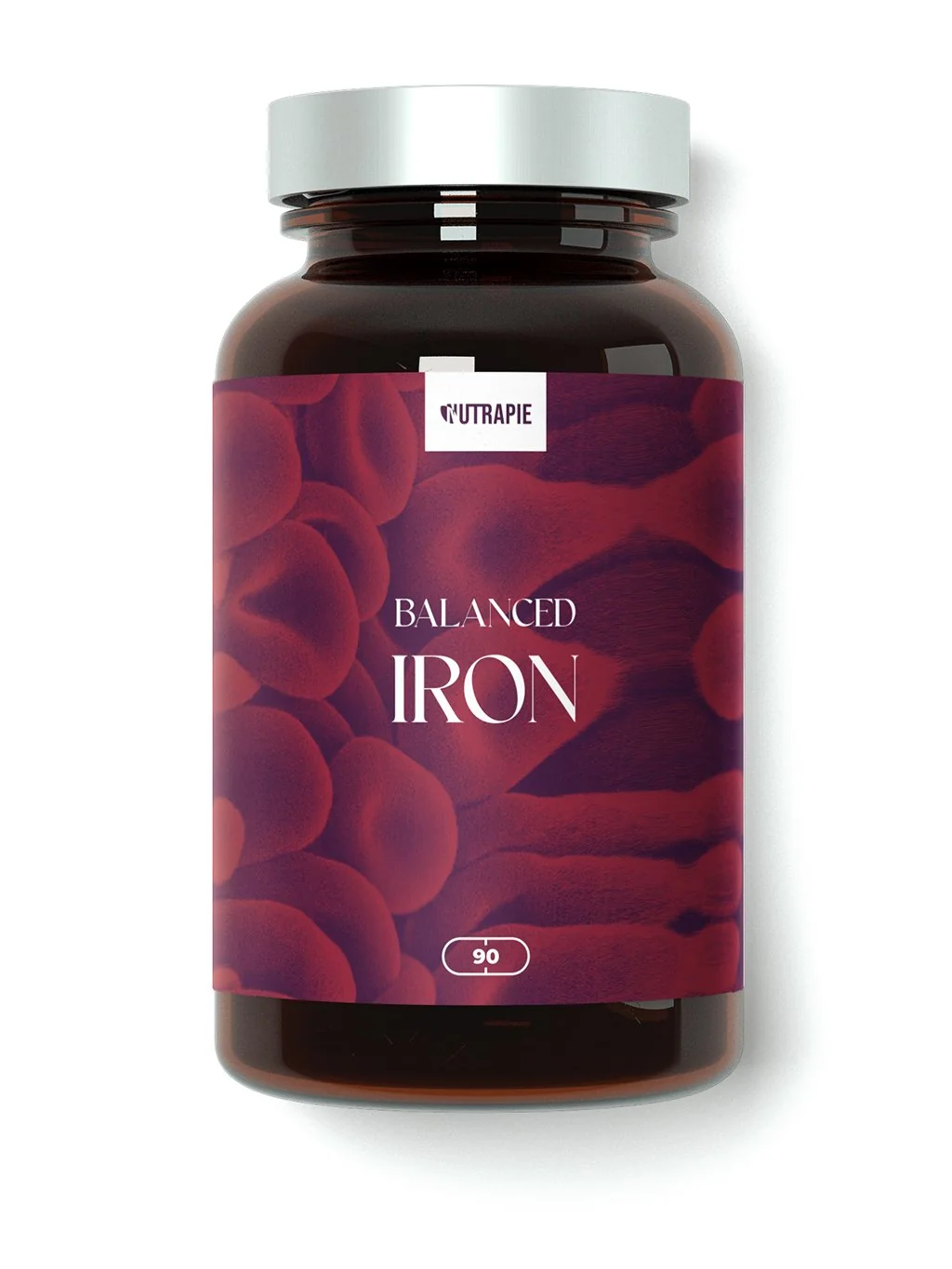 Nutrapie Balanced Iron 1×90 kapsúl, výživový doplnok s chelátovým železom