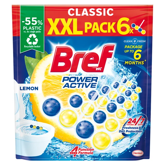 Bref Power Aktiv Lemon 6×50 g