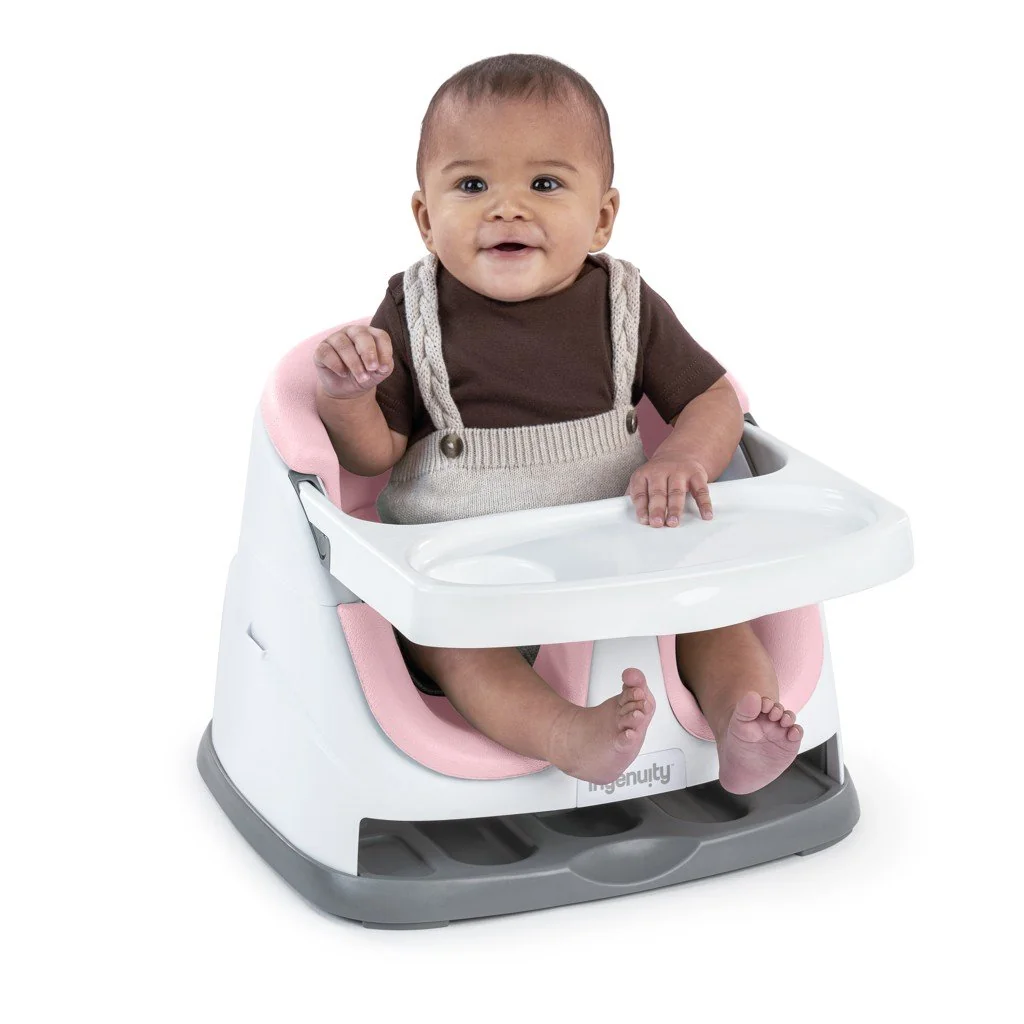 Podsedák na stoličku 2v1 Baby Base™ Peony 6m+ do 22kg 