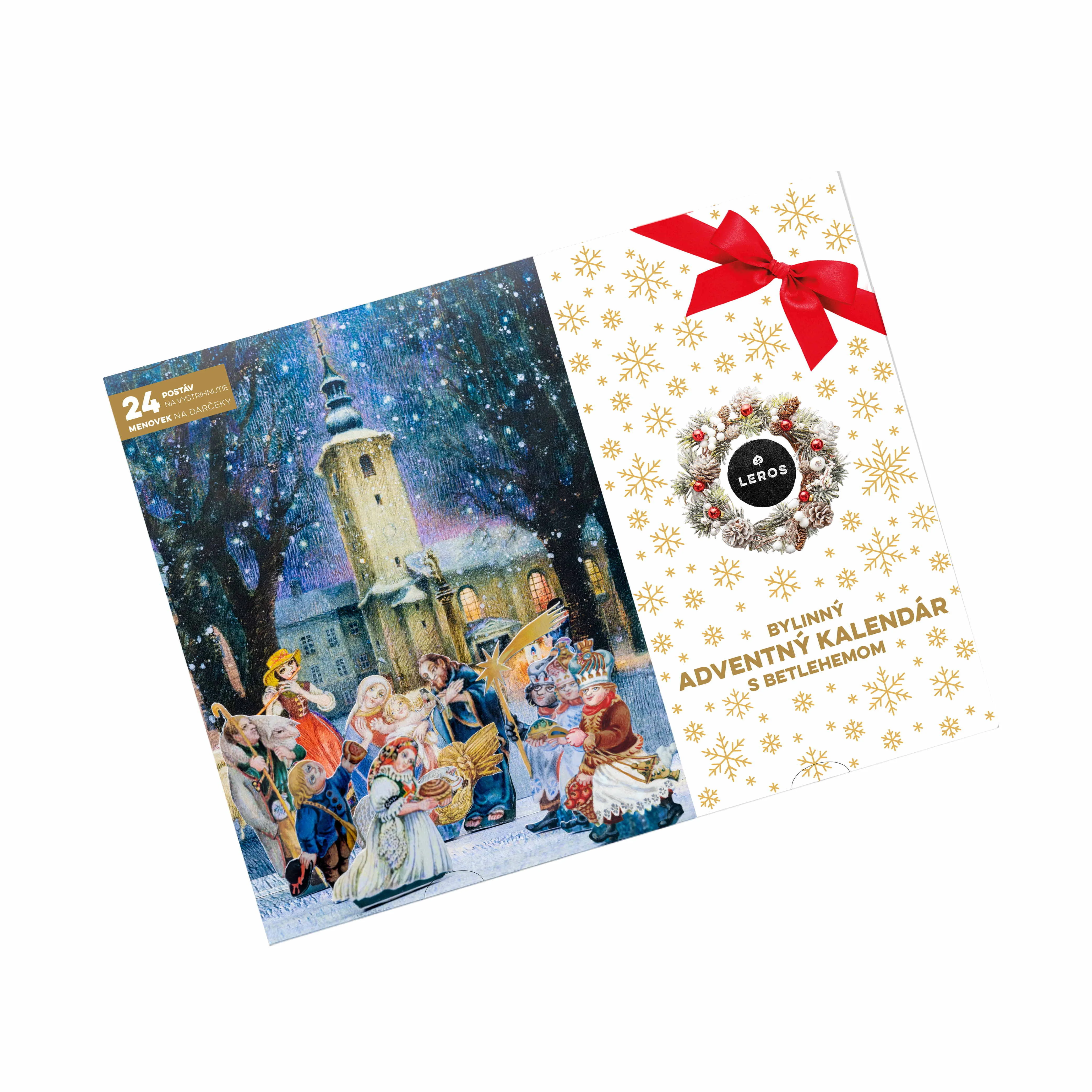 LEROS ADVENTNÝ KALENDÁR S BETLEHEMOM 5,24 N.S. 1 set