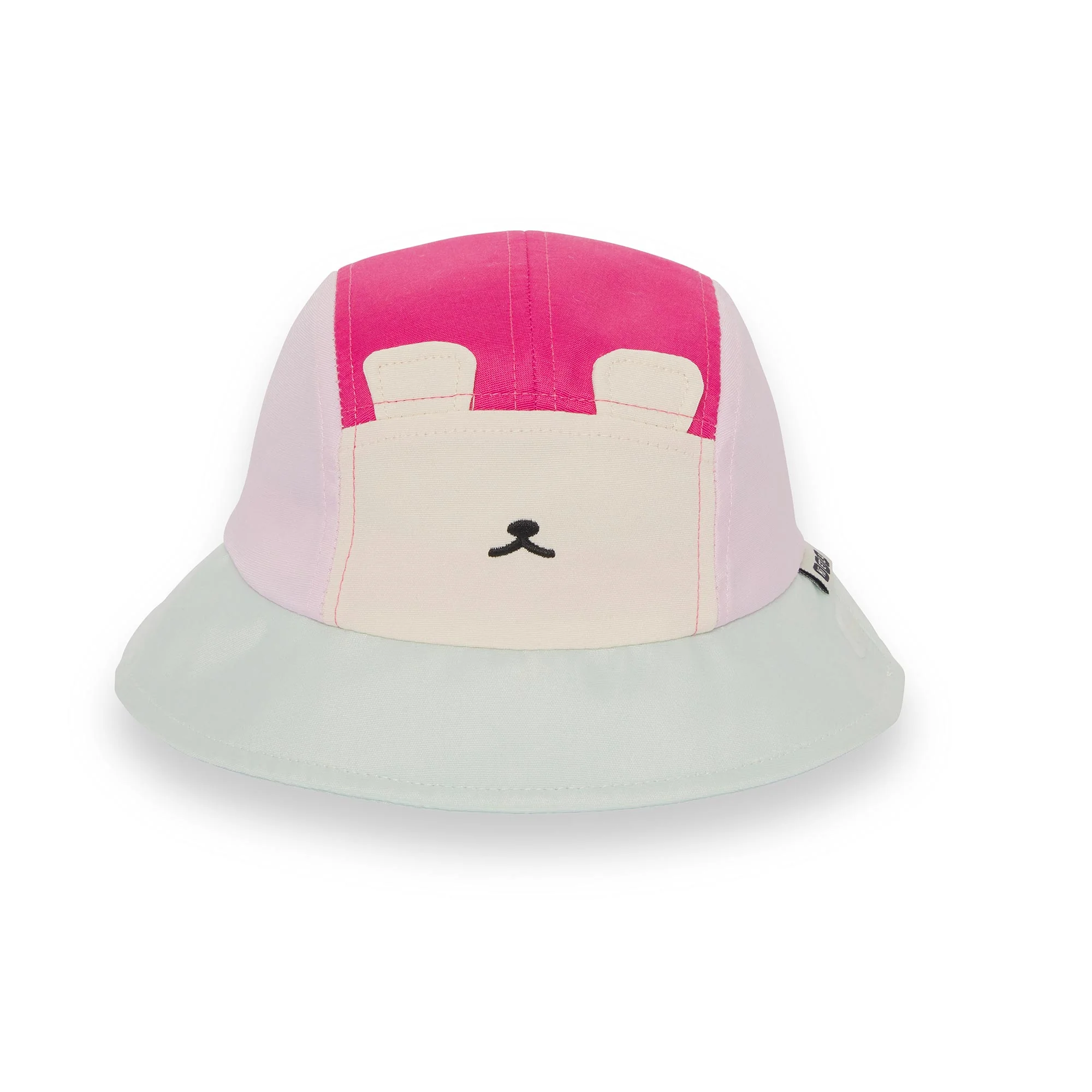 KiETLA FUN OURS‘ON klobúčik s UV ochranou - Bear Raspberry 42 - 45 cm