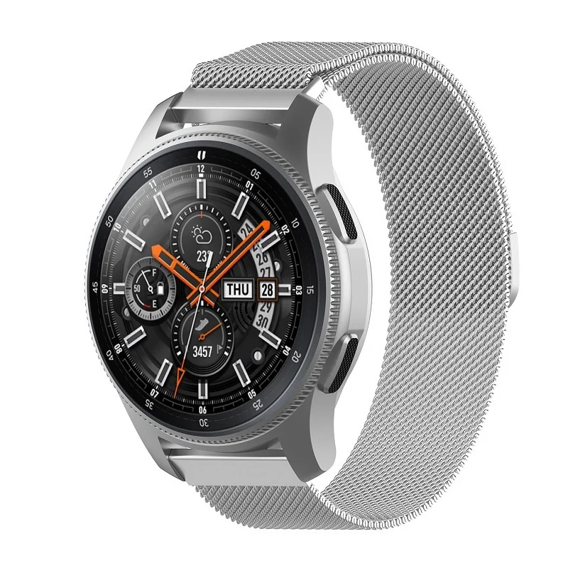 BStrap Milanese remienok na Garmin Venu 2S silver