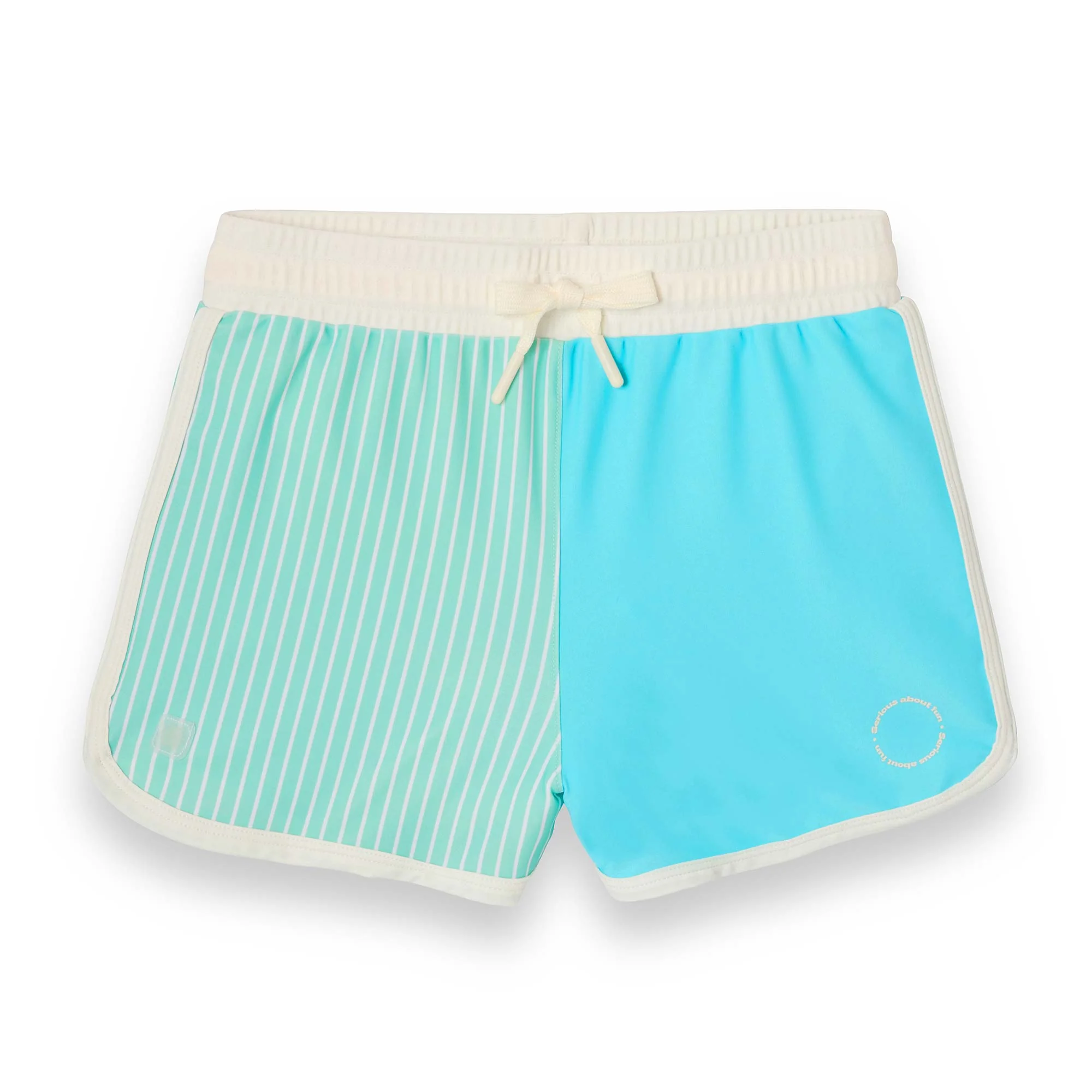 KiETLA ICONIK plavky s UV ochranou - šortky - Blue Stripes 6-8 rokov