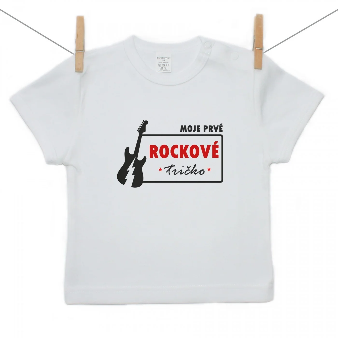 Boodyy Tričko s krátkym rukávom Moje prvé rockové tričko Veľkosť: 68