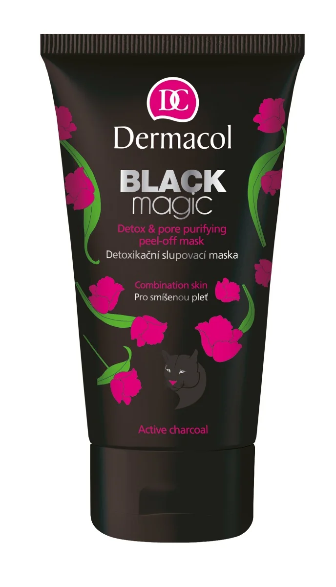 DERMACOL Black magic Detoxikačná zlupovacia maska 1×150 ml, detoxikačná pleťová maska