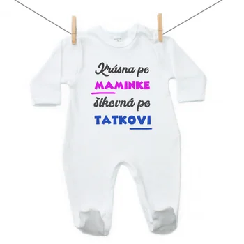 Boodyy Overal Krásna po maminke, šikovná po tatkovi Veľkosť: 98
