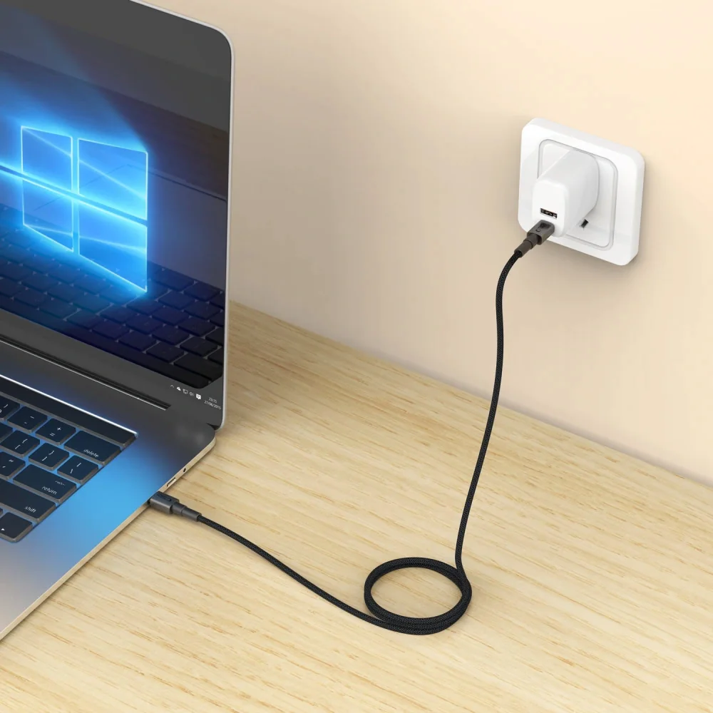 Tech-Protect Ultraboost MagTwist kábel USB-C 100W 5A PD 2m, šedý