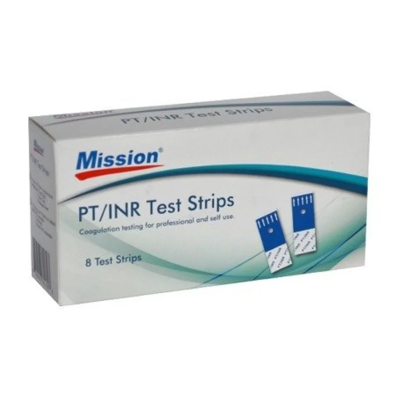 Mission - PT/INR testovacie prúžky 8 ks