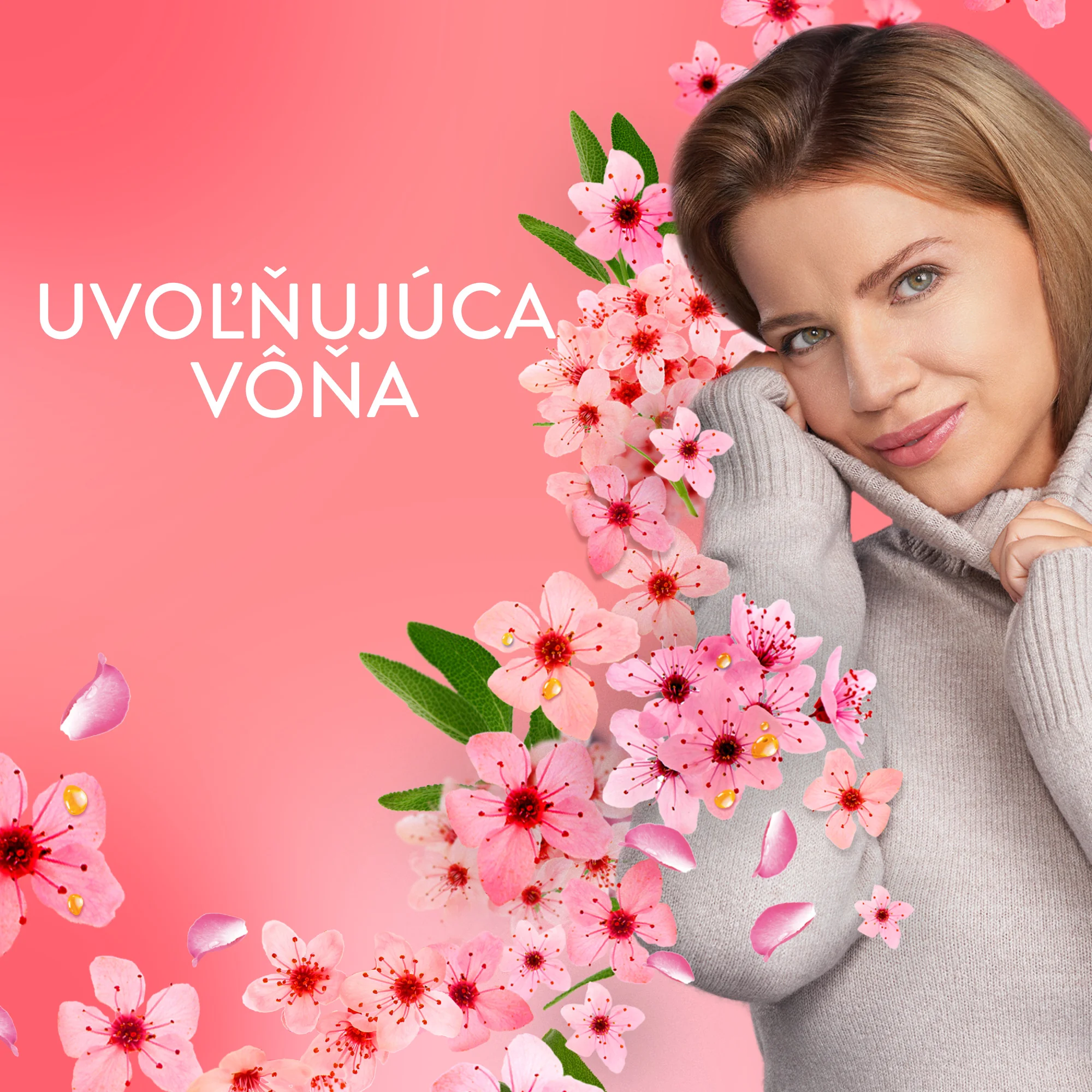 Lenor Cherry Blossom & Sage aviváž, 59 praní 1239 ml