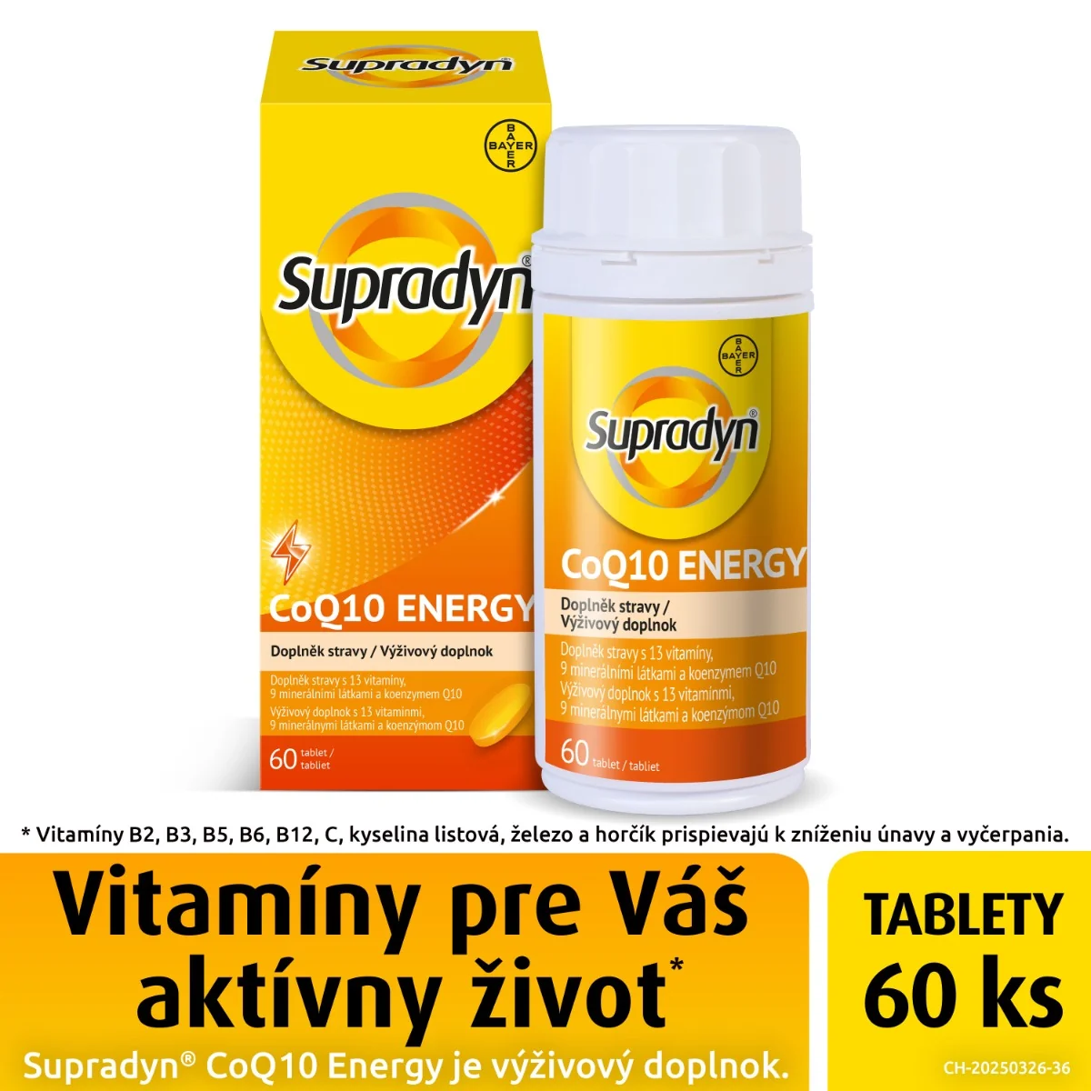 Supradyn CoQ10 ENERGY tbl 1x60 ks