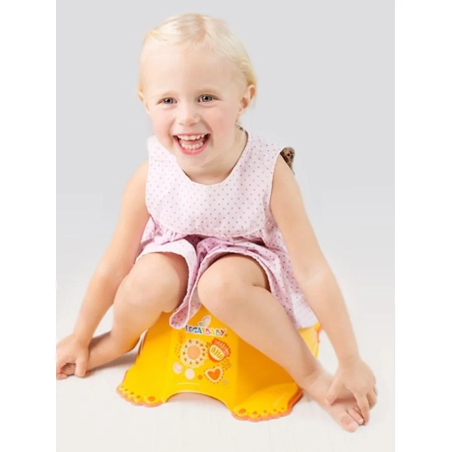 Tega Baby Detský nočník Teddy s melódiou, biela perleť