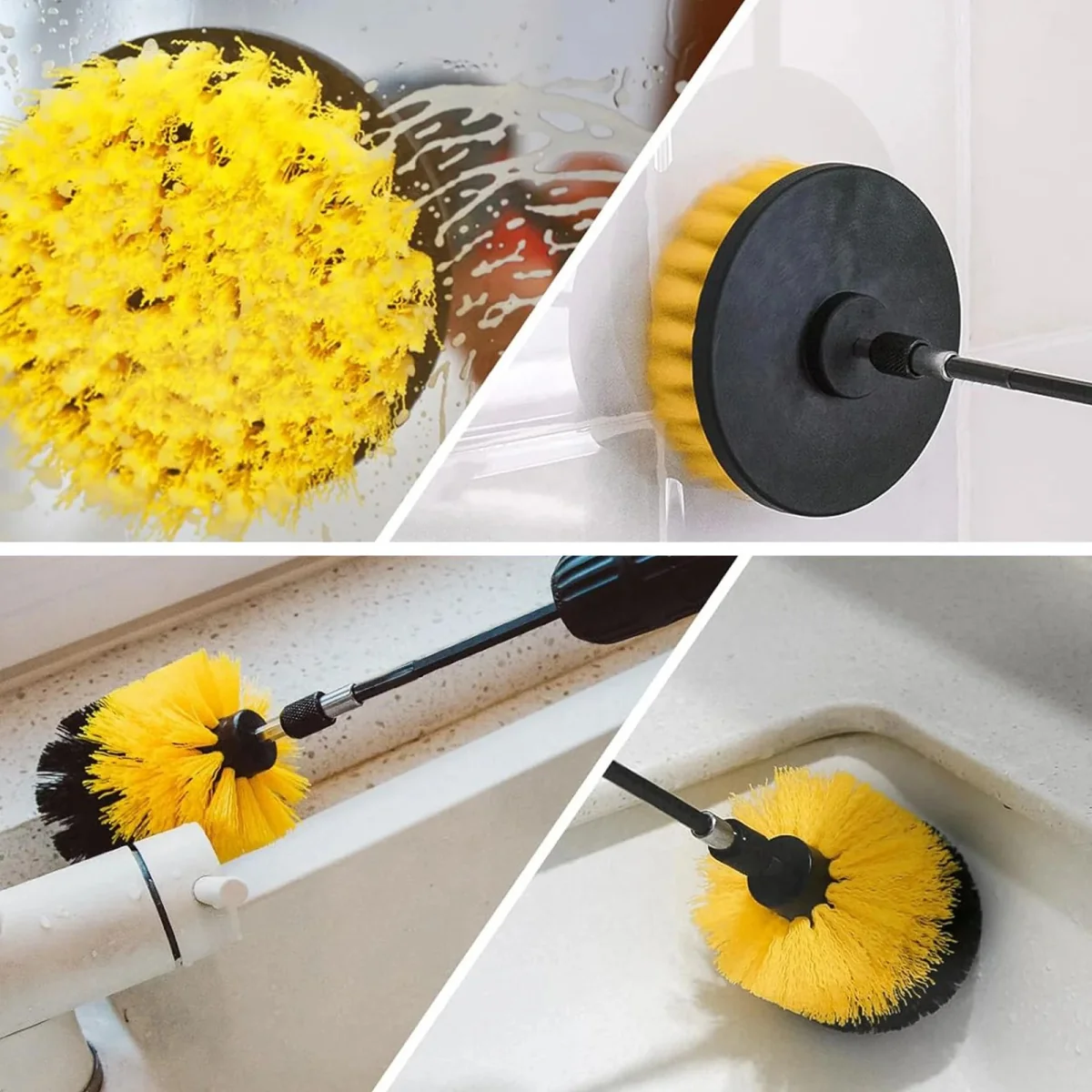 MG Brush čistiace kefy na vŕtačku 8v1