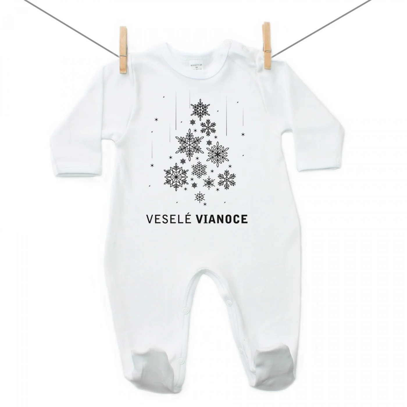 Boodyy Overal Veselé Vianoce Veľkosť: 80