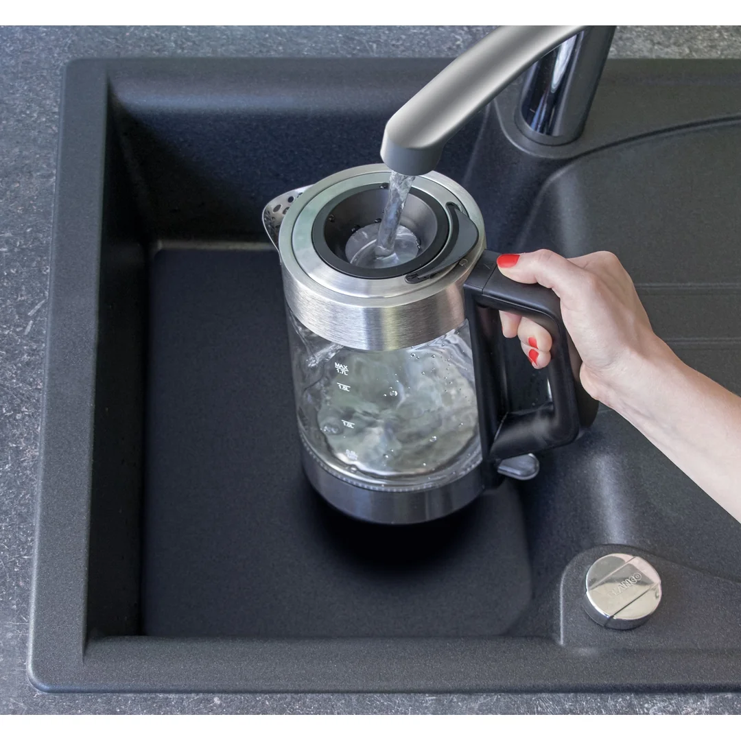 ProfiCook WKS 1190 G rýchlovarná kanvica 1,7 l, sklo/nerez, 2200 W