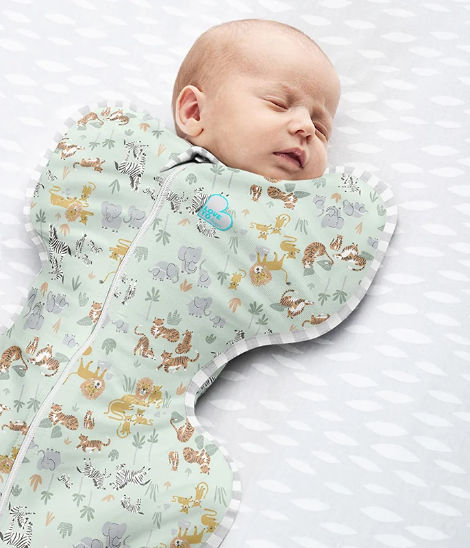 Love To Dream Swaddle UP - Zavinovačka, veľkosť M, safari - 1 FÁZA, 3-6m, 6-8,5kg 1×1 ks