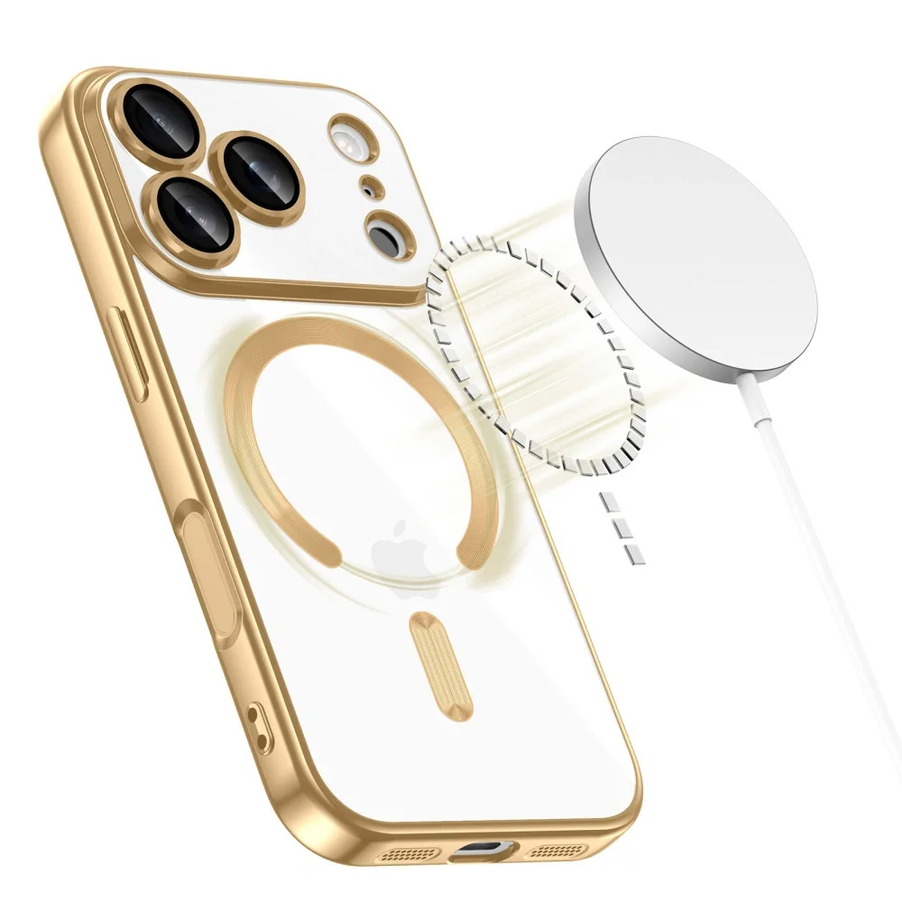 Tech-Protect MagFlex MagSafe kryt na iPhone 17 Pro Max, zlatý
