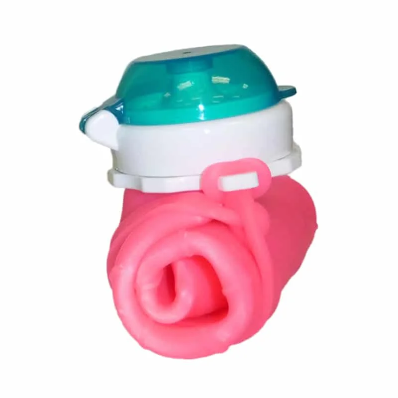 Squeasy Gear silikónová fľaša 480ml aqua