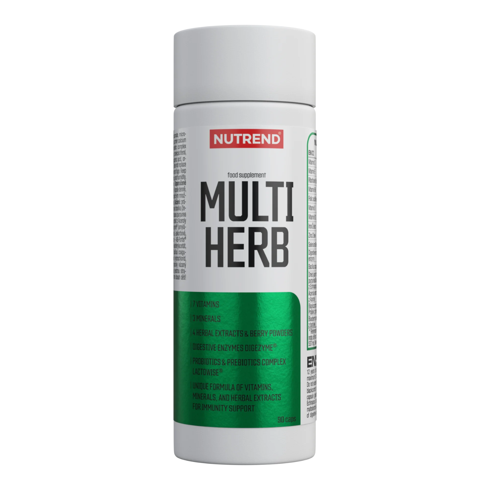Nutrend MULTIHERB CAPS 90 kapsúl