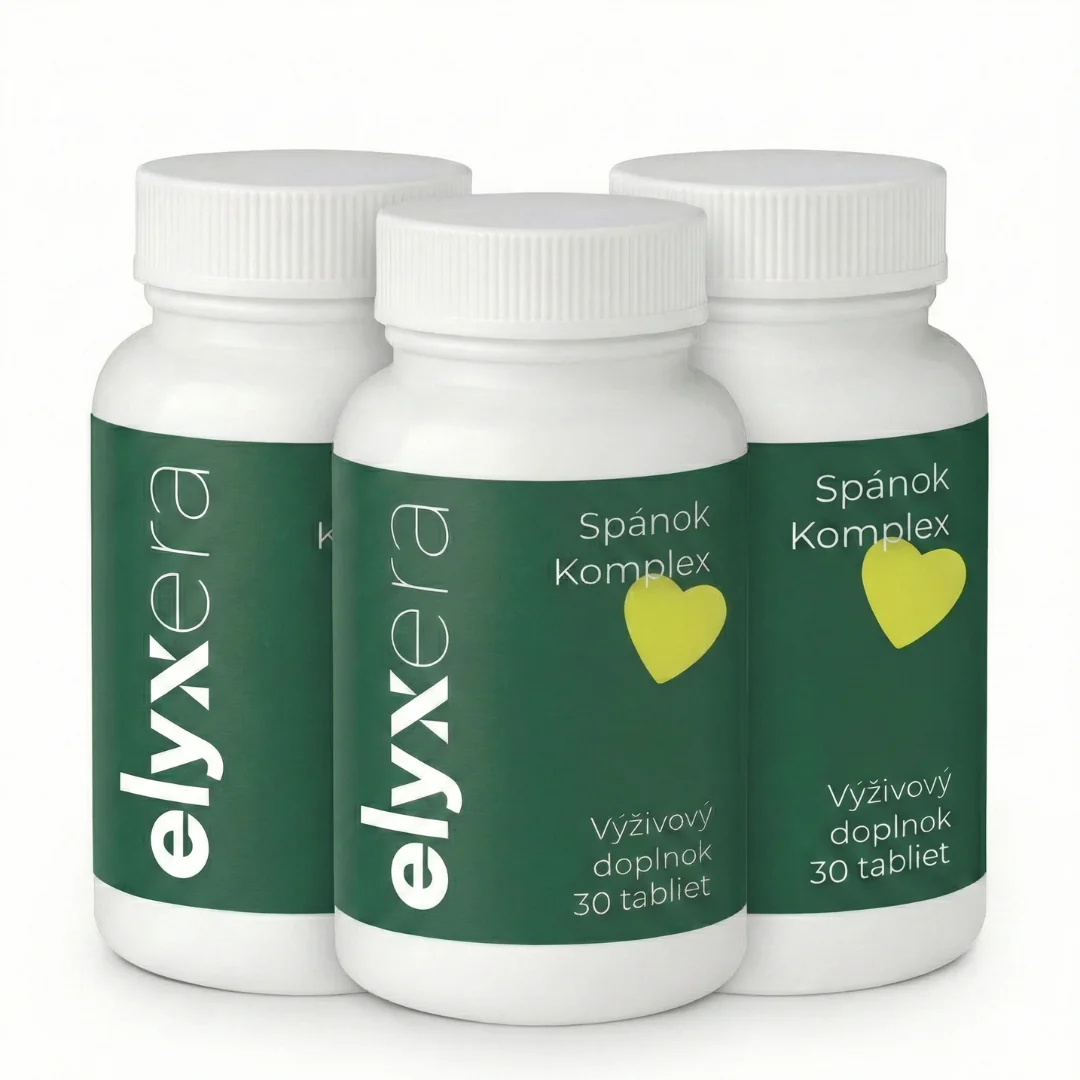 ELYXERA Spánok komplex s melatonínom 1mg 90 tabliet (3-balenie)