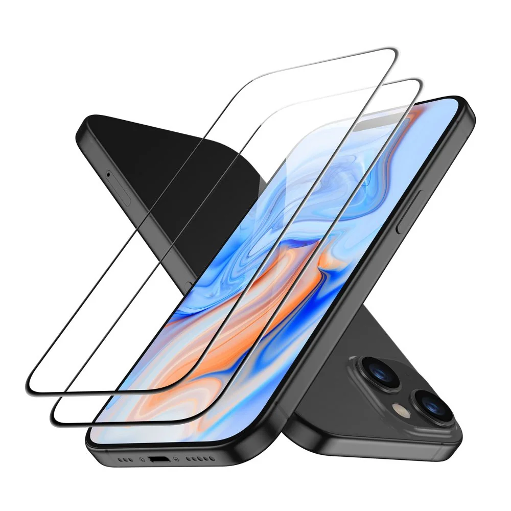 ESR Screen Protector 2x ochranné sklo na iPhone 15, čierne