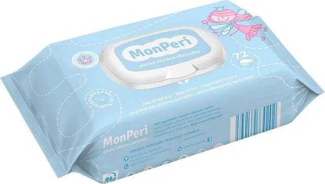 MONPERI Vlhčené obrúsky 72 ks 1×72 ks