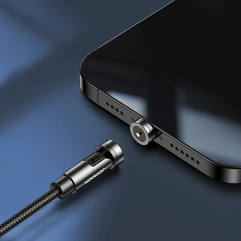 Joyroom magnetický kábel USB / USB-C 2.4A 1.2m, čierny
