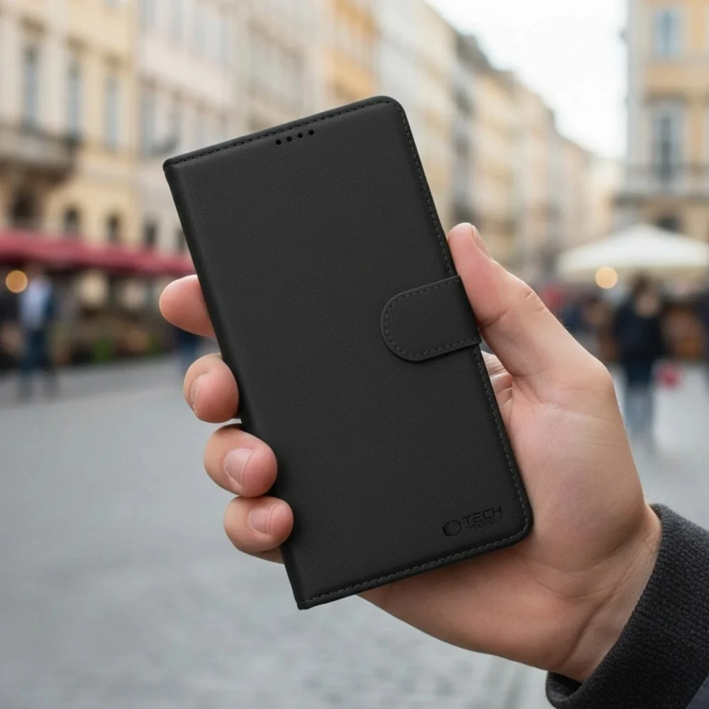 Tech-Protect Wallet knižkové puzdro na Motorola Edge 70 Fusion / Fusion Plus 5G, čierne n Plus 5G, čierne
