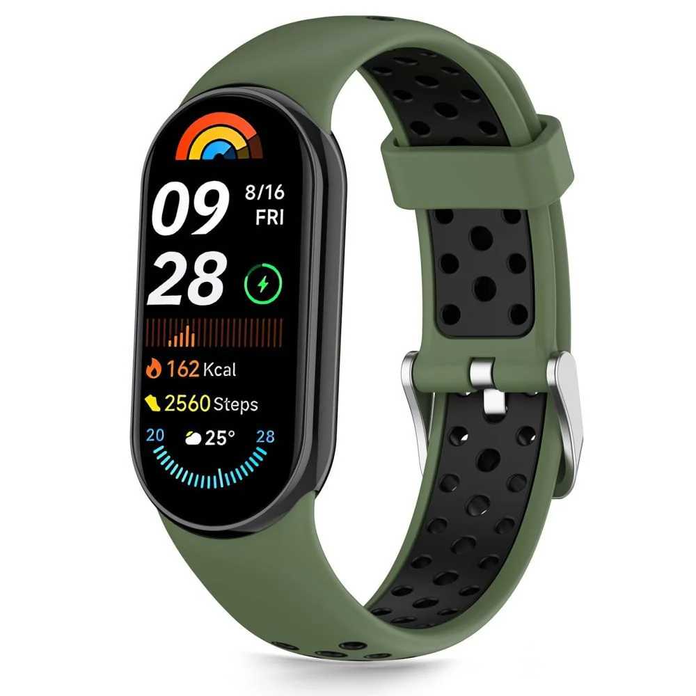 Tech-Protect Iconband Air remienok na Xiaomi Smart Band 8 / 9 / 10, gr een / black