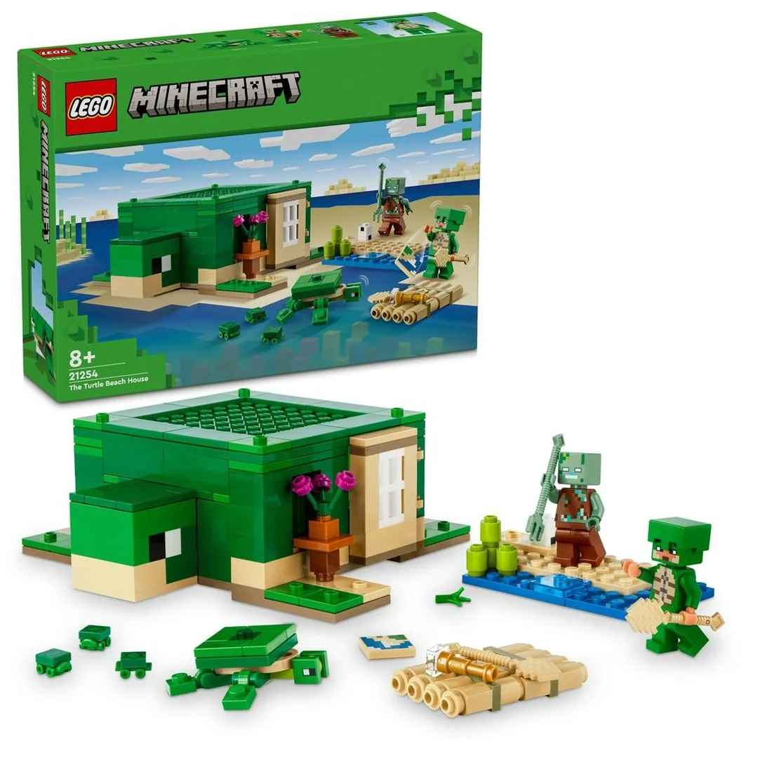LEGO® Minecraft® 21254 Korytnačí domček na pláži