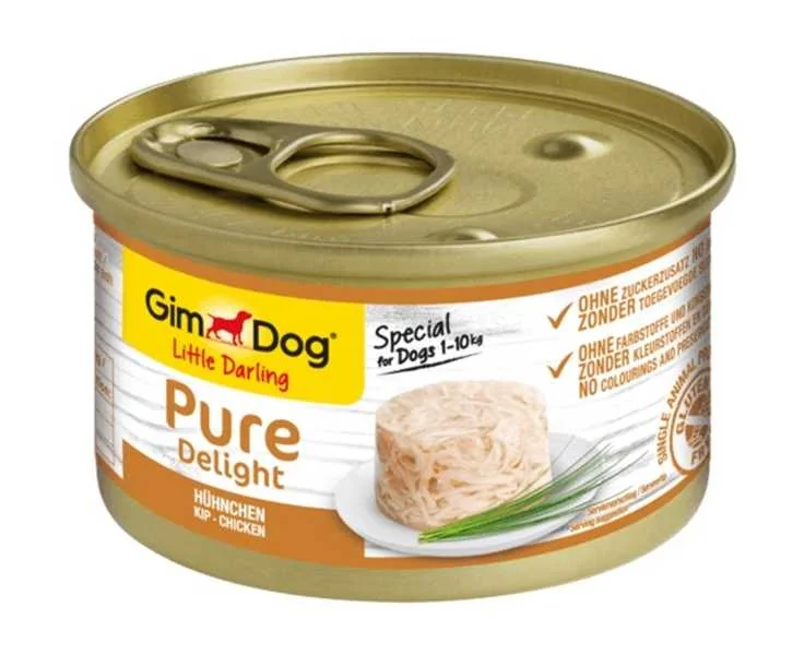 Gimdog Konzerva Pure Delight Kura 85g 1×85 g