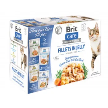 Brit Care Cat Flavour Box Fillet In Jelly  12×85 g