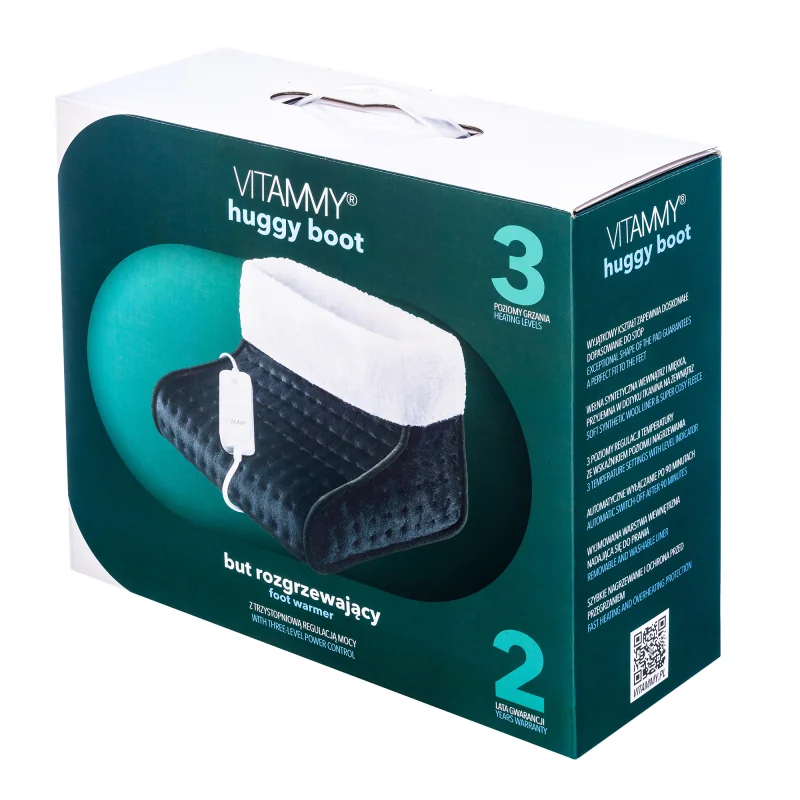 VITAMMY Huggy Boot ohrievač nôh, vyhrievacie topánky 30×30×24 cm