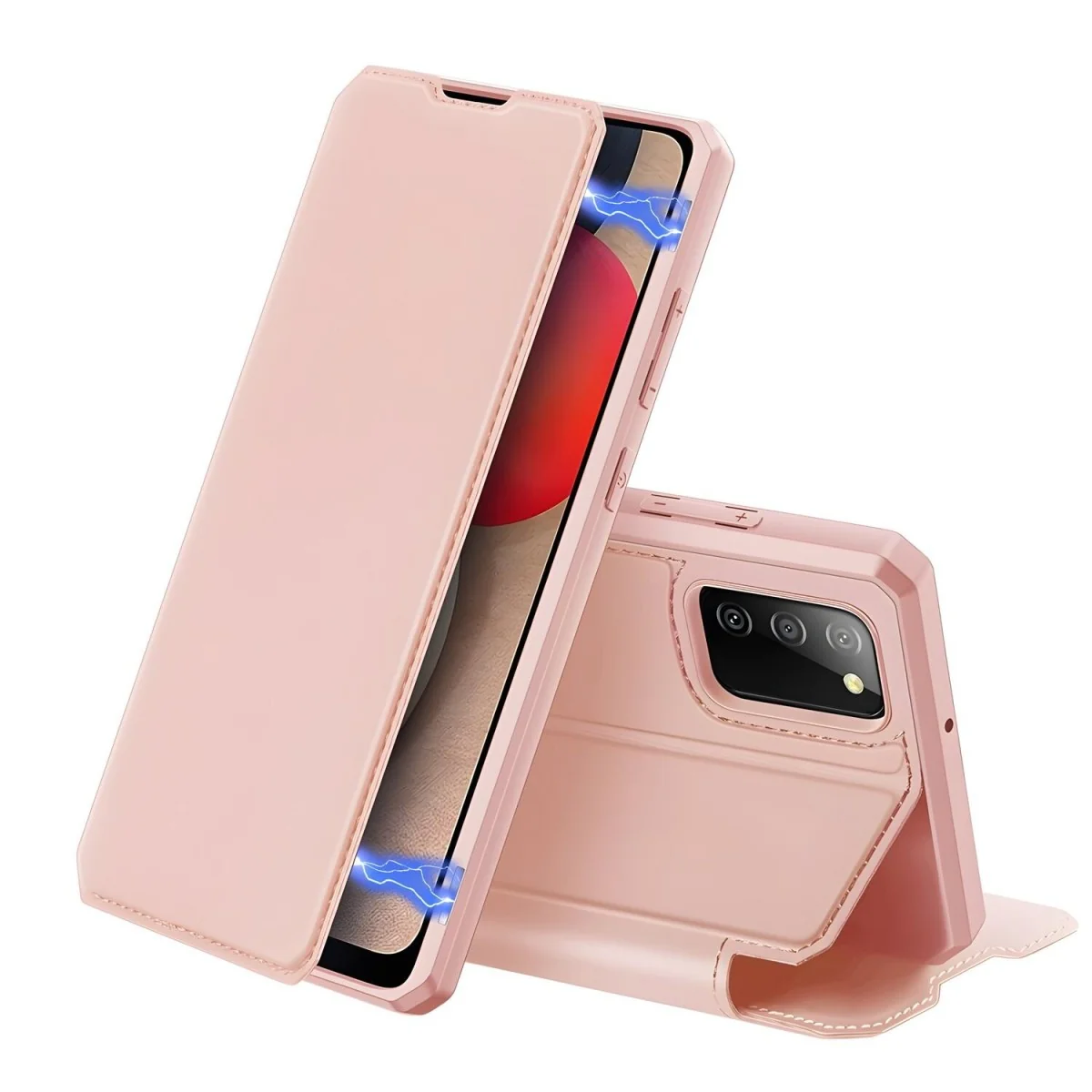 Puzdro Skin X Series pre Samsung Galaxy A02s - Ružová
