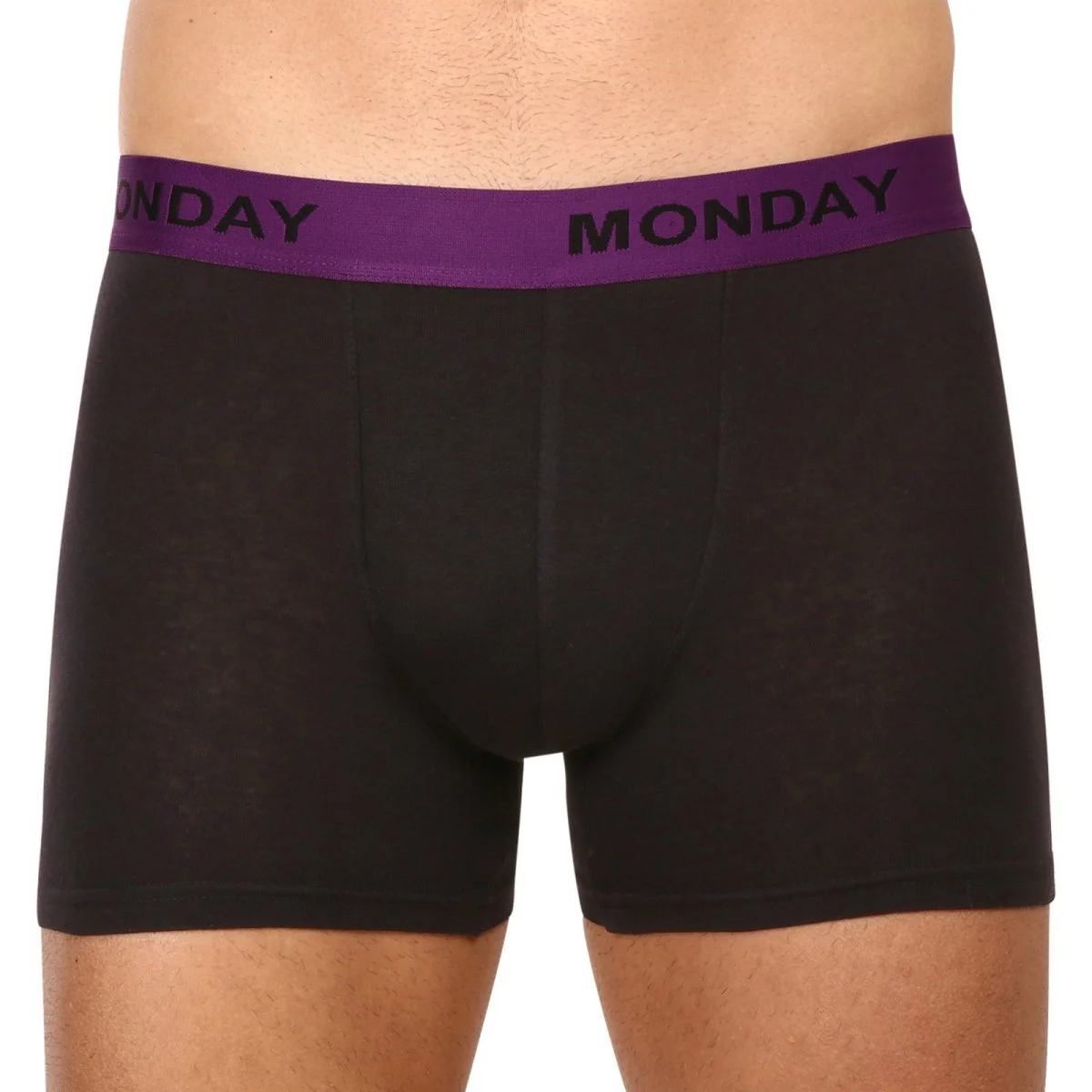 7PACK pánske boxerky čierne (7NB001-week) M