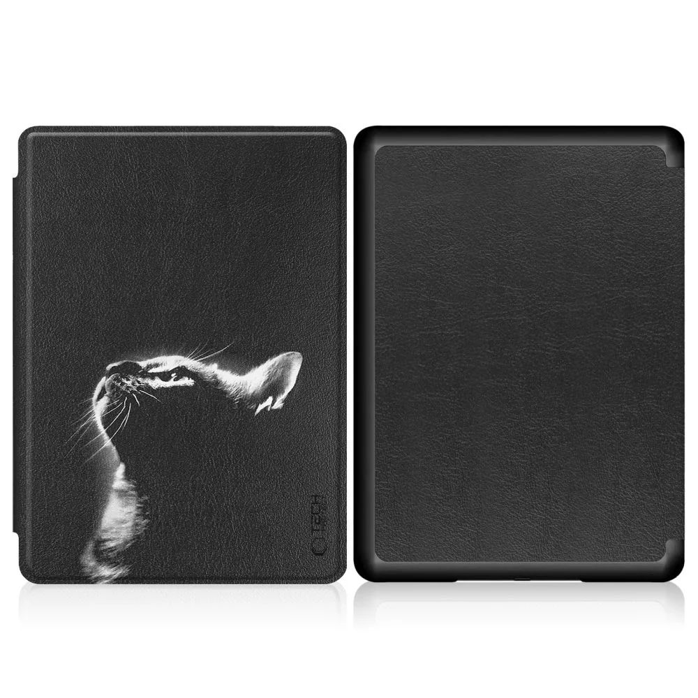 Tech-Protect Smartcase puzdro na Amazon Kindle Paperwhite VI / 6, black cat k cat