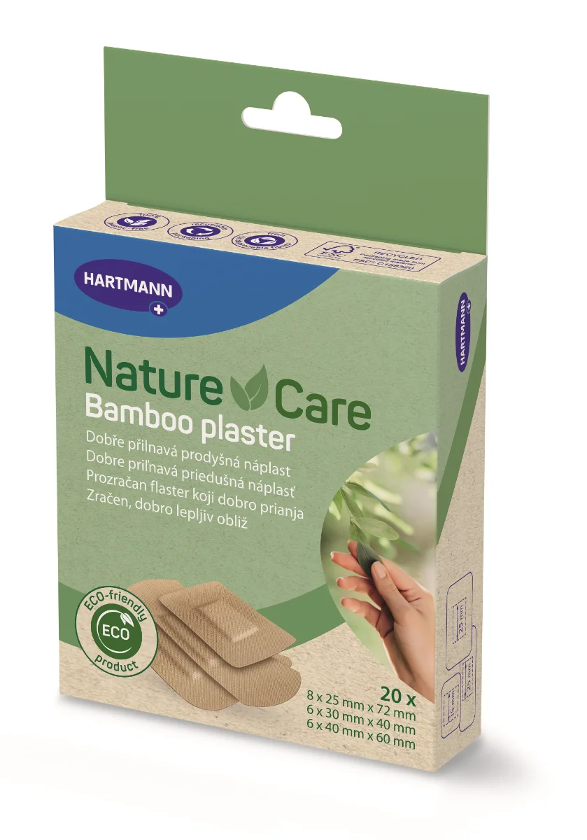ECO – Bambusová náplasť, 3 rozmery 1×20 ks, náplasť