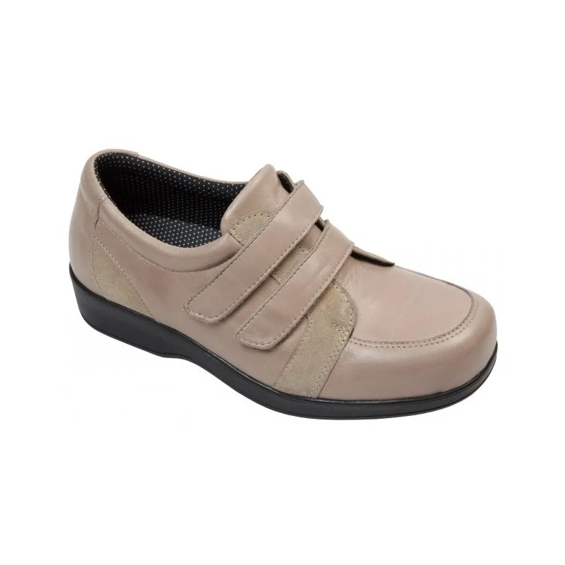 Diabetická dámska poltopánka LUÍSA D5015 taupe, veľkost: 40