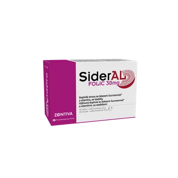 SiderAL Folic 30 mg 1×20 ks, vrecúška
