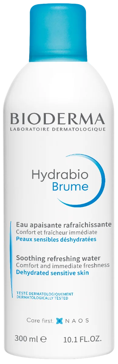 BIODERMA Hydrabio Brume upokojujúca dermálna voda 1×300 ml, hydratačný sprej