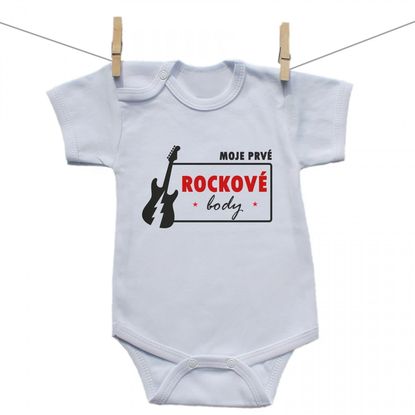 Boodyy Body s krátkym rukávom Moje prvé rockové body Veľkosť: 92